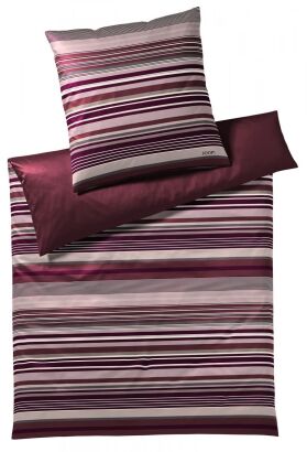 Joop pościel mako-satin Micro lines deep rose 4099 200x220