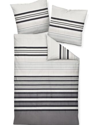 Janine pościel mako-satin Palermo 31155 graphit sand 155x200 - 2