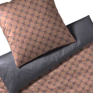 Joop mako-satin Cornflower double festive copper 4083 155x200+40x80 - 2
