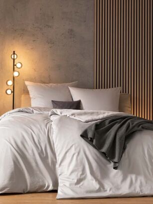 Estella mako satin jednolita Valetta szara 7844 200x220