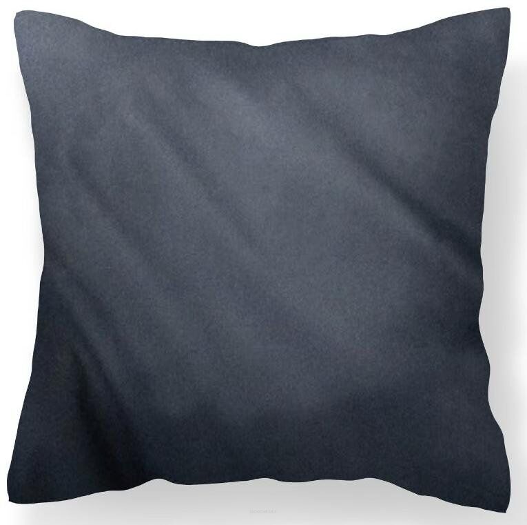 Estella poszewka schweizer satin jednolita szara 40x40